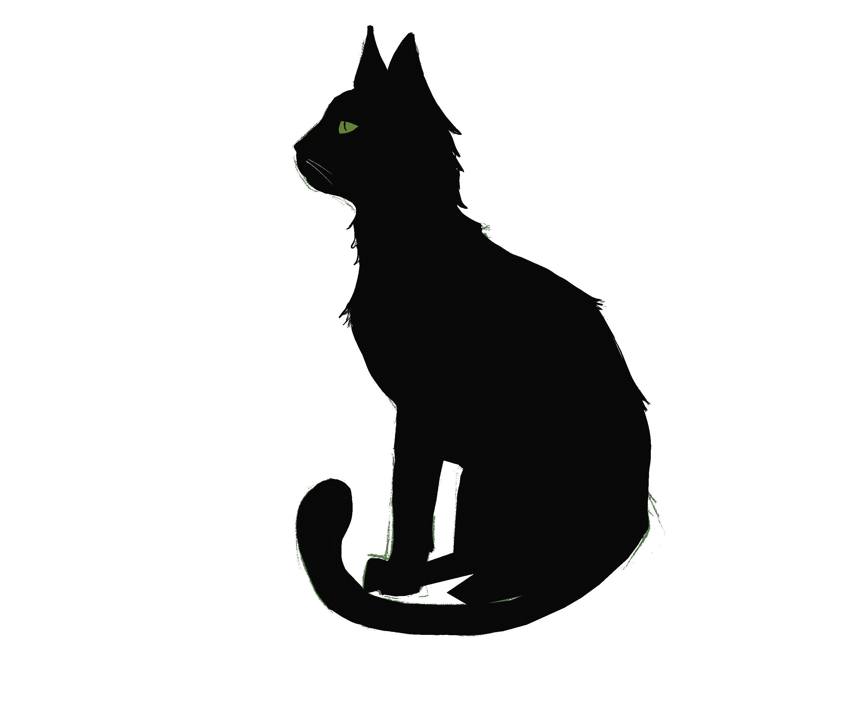 Animated black cat GIF of Sophie